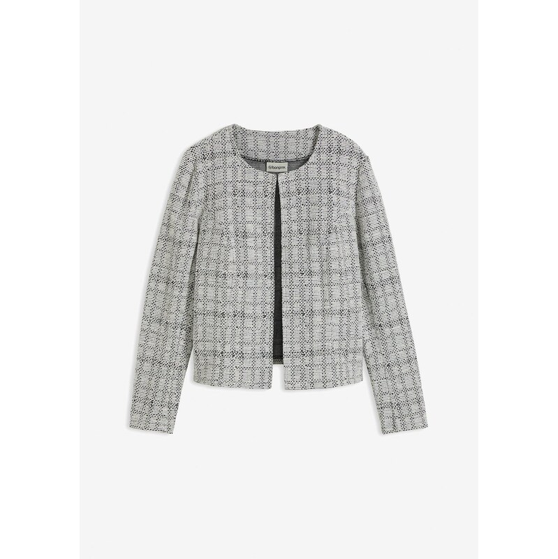 bonprix Pletený sveter z bavlneného mixu, farba čierna 62055576