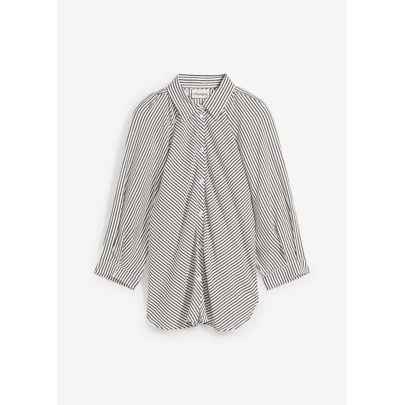 bonprix Blúzka z jemného mixu viskózy, farba biela 62055664