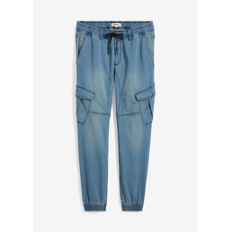 bonprix Tepláky Regular Fit, s kapsáčovými vreckami, rovné, farba 62055800