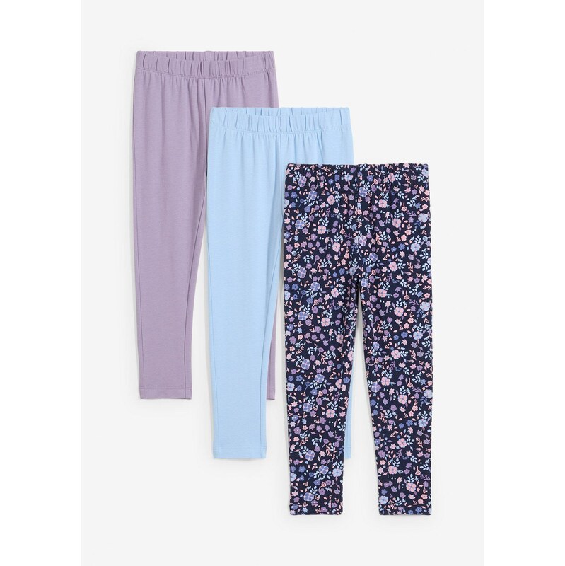 bonprix Legíny (3 k), farba fialová 62055815