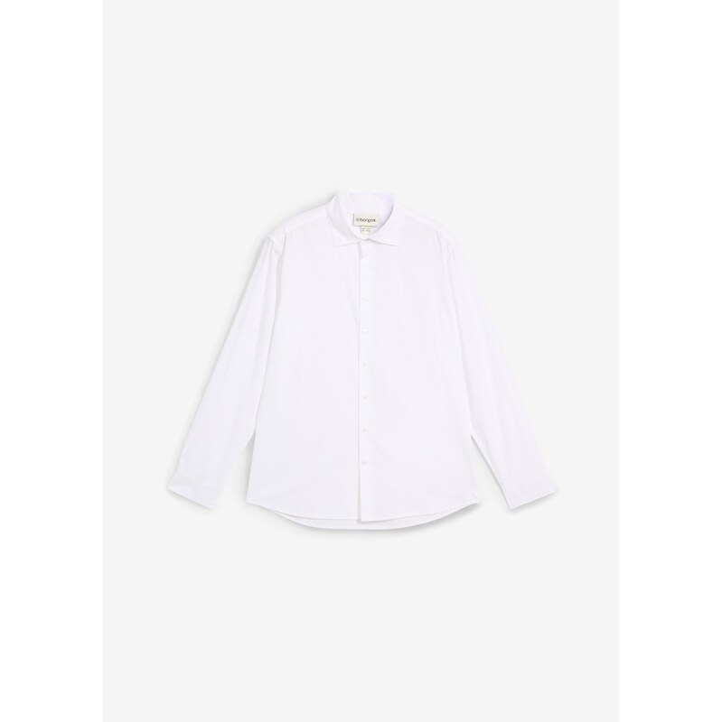 bonprix Biznis košeľa z bio bavlny, Regular Fit, farba biela 62055869