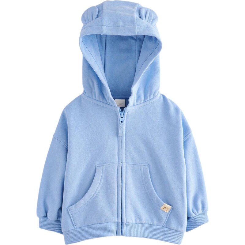 Next Tepláková bunda modrá 62563402