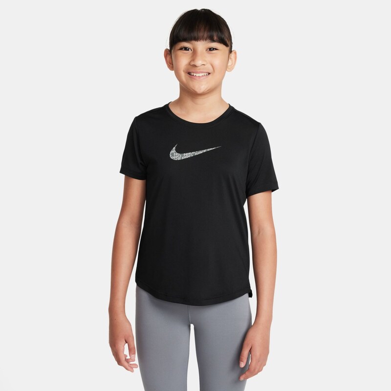 Nike One Classic Big Kids (Girls) Dri-FIT Top BLACK 62064967