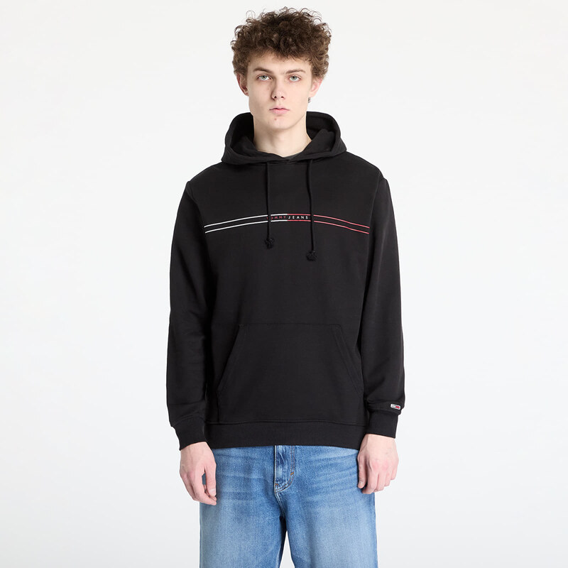 Tommy Hilfiger Mikina Tommy Jeans Regular Entry Graphic Hoodie Black L 62065896