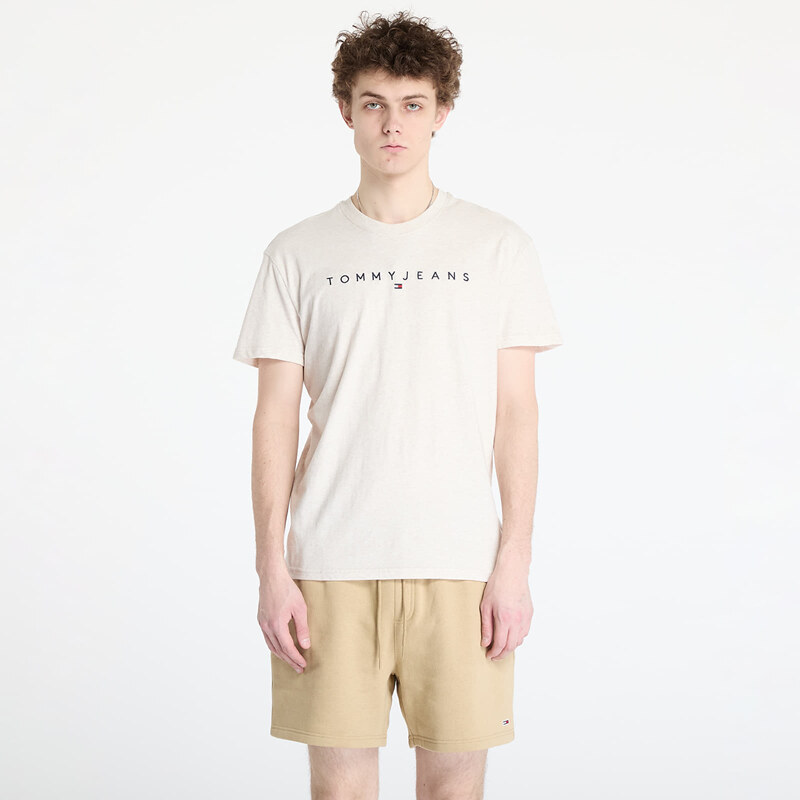 Tommy Hilfiger Tričko Tommy Jeans Regular Linear Logo Tee Beige L 62065933