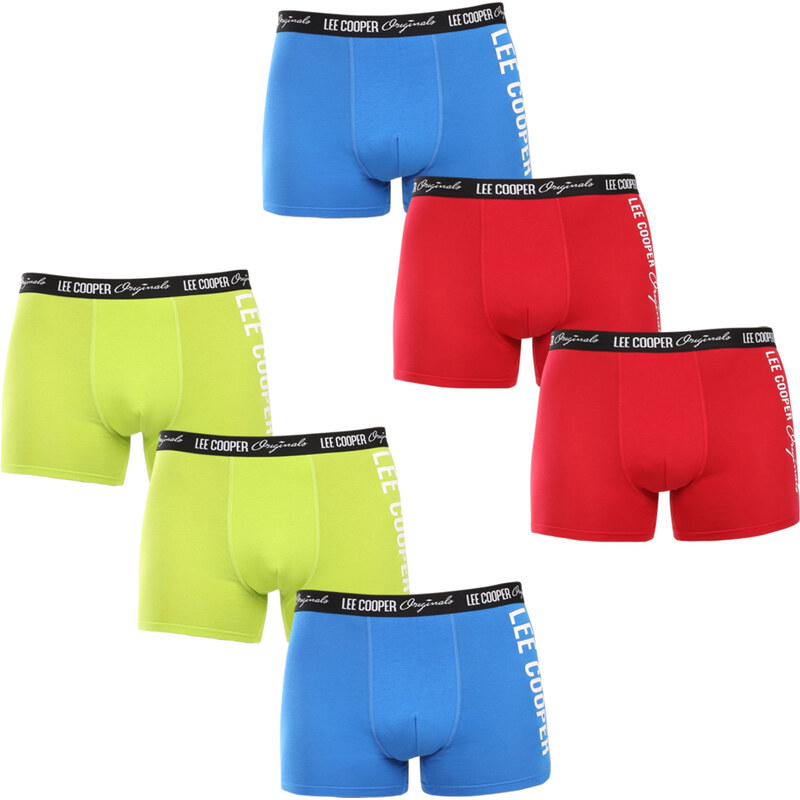 6PACK pánske boxerky Lee Cooper viacfarebné (6xPO39510) 62067480