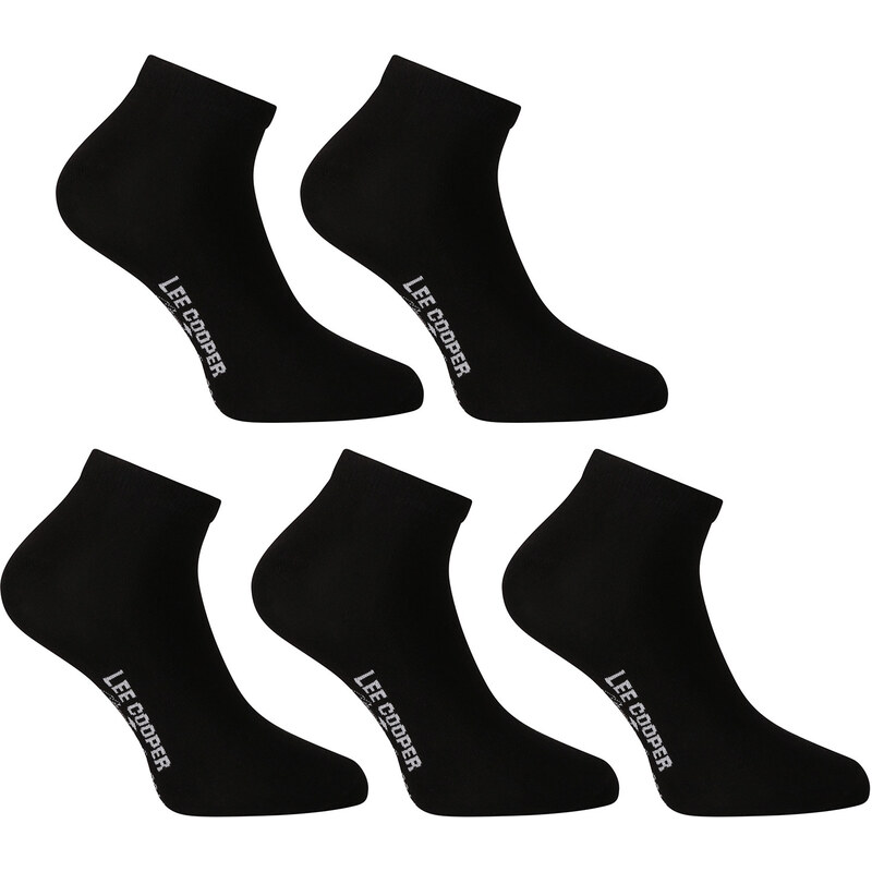 5PACK ponožky Lee Cooper nízke čierne (PO41031) 62065762