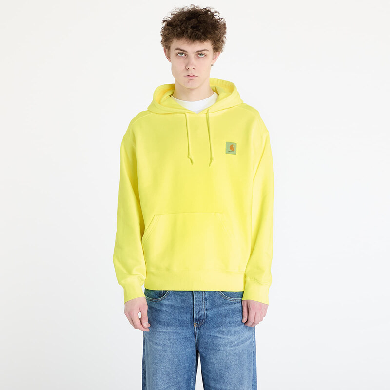 Mikina Carhartt WIP Hooded Industry Sweat UNISEX Lumo Yellow Garment 62067877