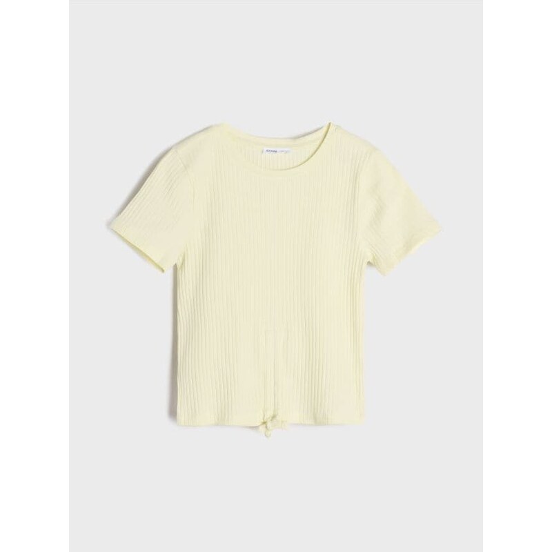 Sinsay - Tričko s krátkym rukávom - žltá 65755051