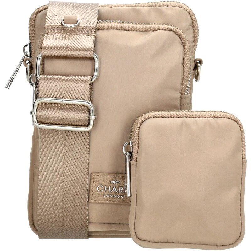 Charm London Svetlohnedá elegantná kabelka na mobil „Daily“ 62068215