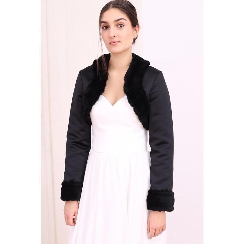 Glara Romantické zimné bolerko 62068247