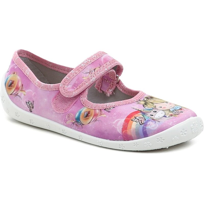 Raweks Dorotka D2 ružové dievčenské baleríny 65083037