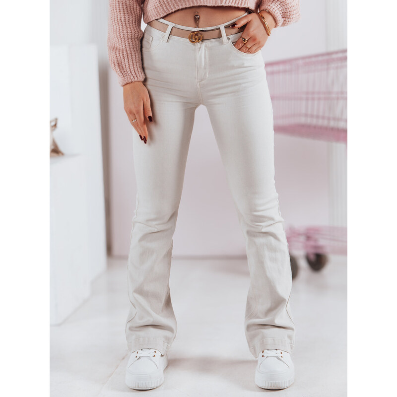 BASIC Smotanové dámske zvonové džínsy FLAREJOY UY2367 62068613