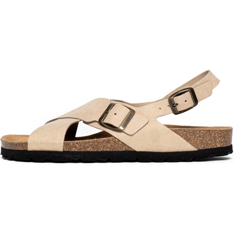 Bayton Remienkové sandále Cantabrie svetlobéžová / čierna 63134627