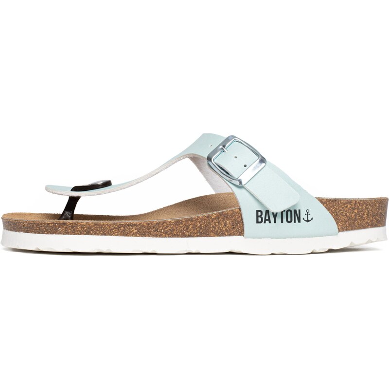 Bayton Žabky Carins mätová / čierna / strieborná 63145472