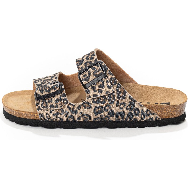 Bayton Šľapky Athena piesková / svetlohnedá / čierna 62239643