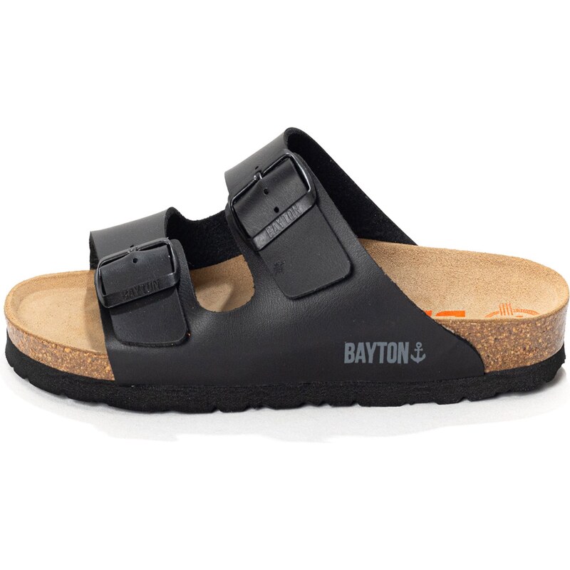 Bayton Otvorená obuv Athena kamenná / čierna 62239669