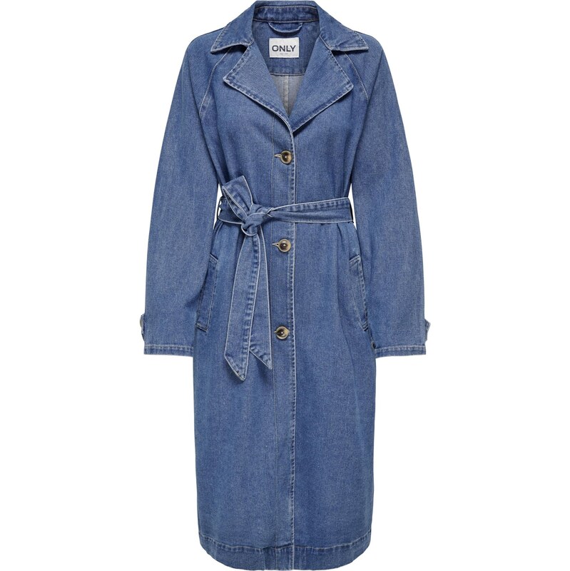 ONLY Prechodný kabát modrá denim 62249876