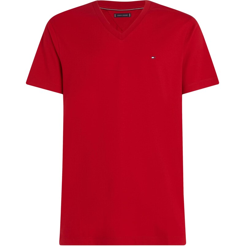 TOMMY HILFIGER Tričko ESSENTIAL tmavočervená 62072667
