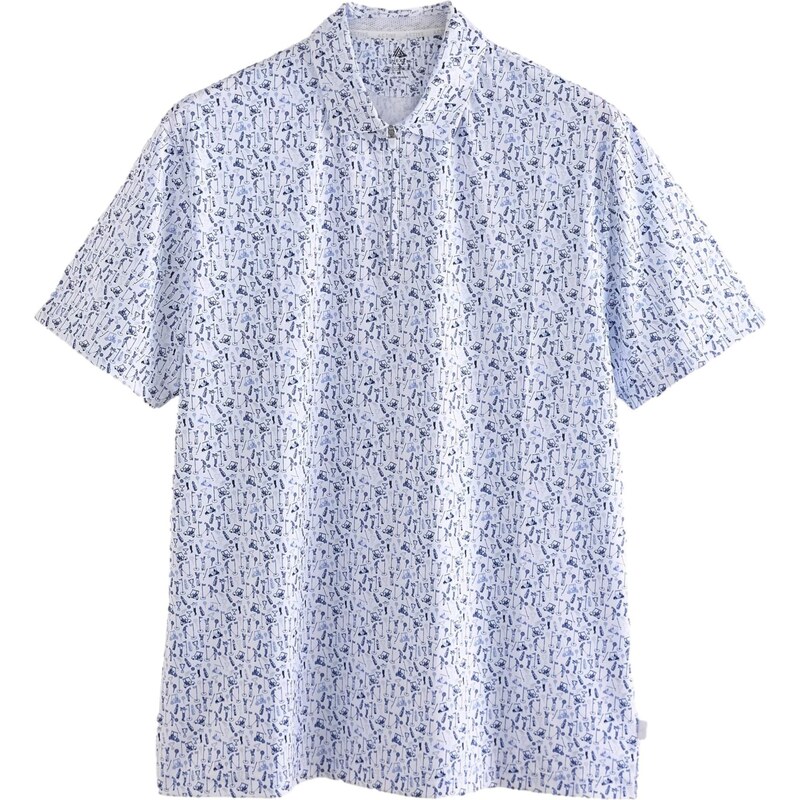 Next Tričko modrá / biela 62074258