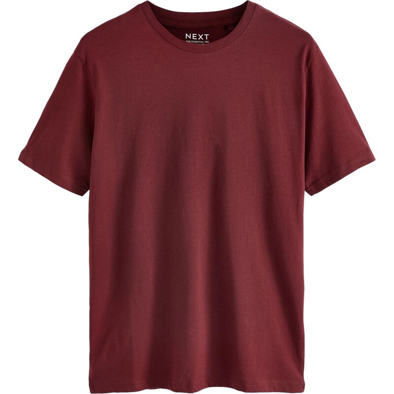 Next Tričko Essential burgundská 62074275