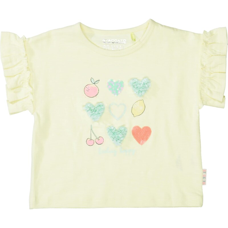 STACCATO Tričko svetlomodrá / svetložltá / ružová / brusnicová 62804059