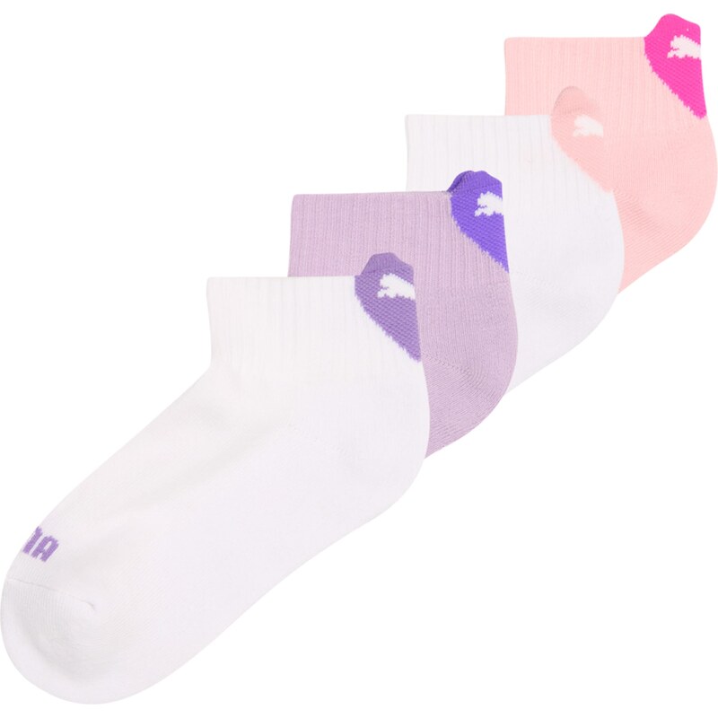 PUMA Ponožky fialová / ružová / ružová / biela 62091724