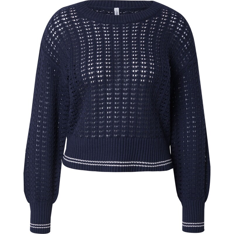 ONLY Sveter ONLASA tmavomodrá / biela 62075130