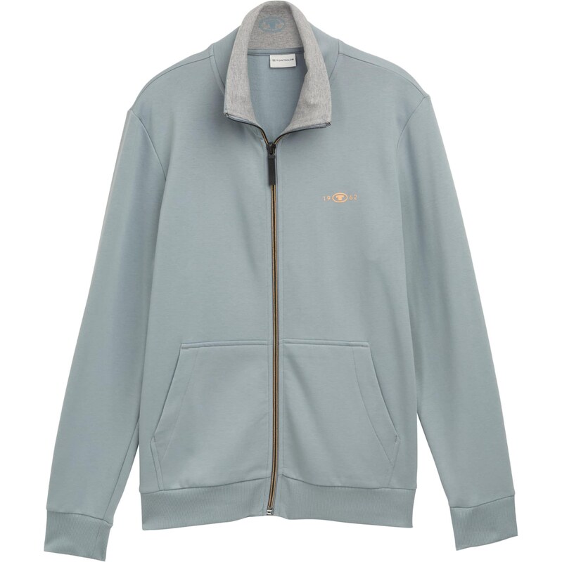 TOM TAILOR Tepláková bunda pastelovo zelená 62075063