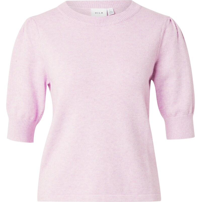 VILA Sveter VIRIL fialová melírovaná 63176171