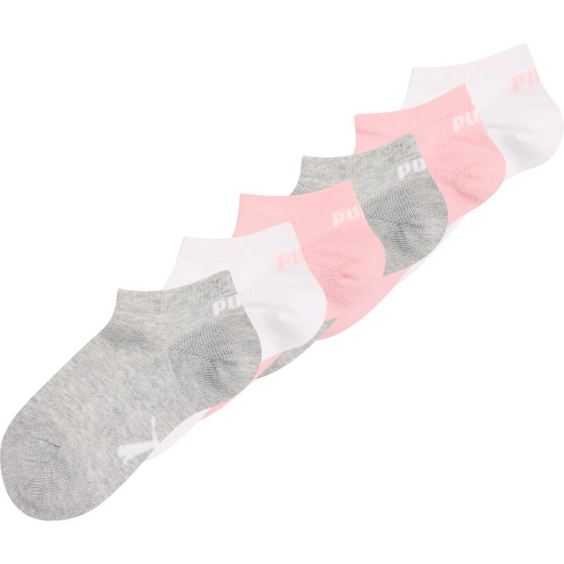 PUMA Ponožky sivá melírovaná / ružová / biela 62091753