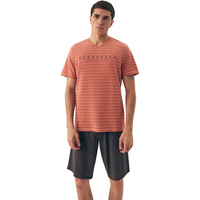 HENDERSON Pánske pyžamo 42635 Deli coral 62130387