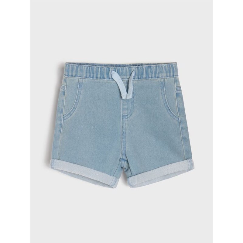 Sinsay - Rifľové kraťasy - modrá 65749245