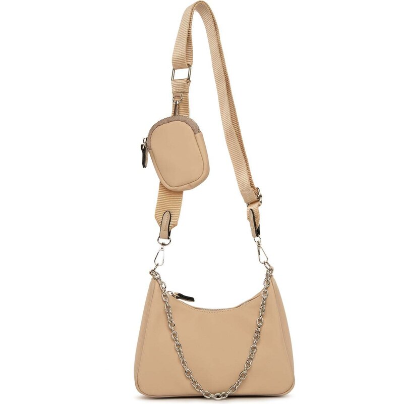 Bagmori Taška cez rameno tmavobéžová 62392248