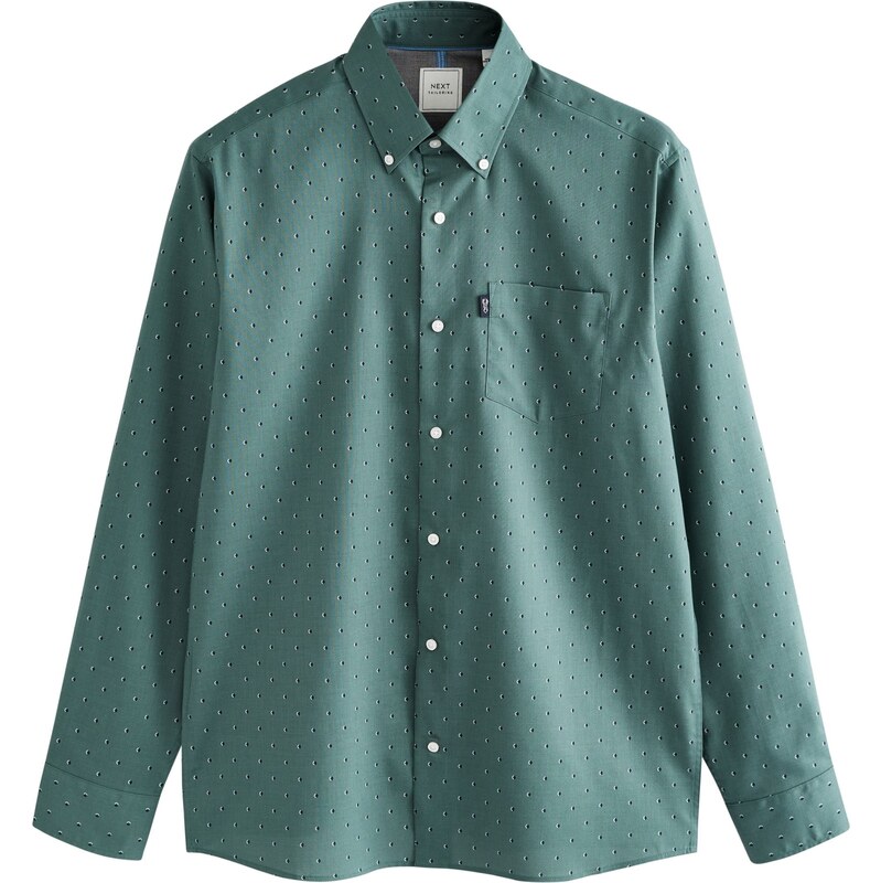 Next Košeľa tmavozelená 62111265