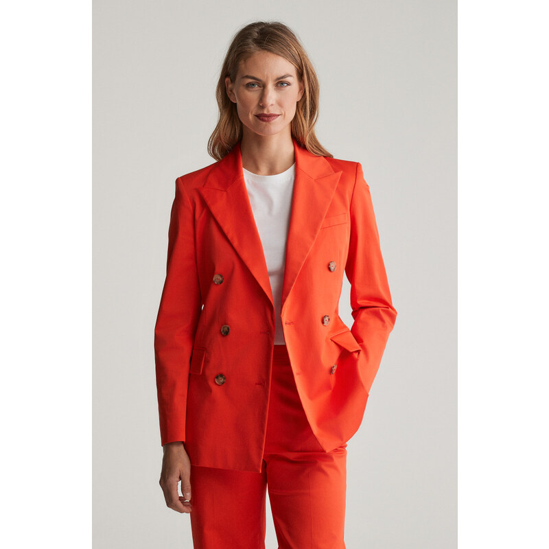 SAKO GANT COTTON BLAZER ORANGE RED 62084061