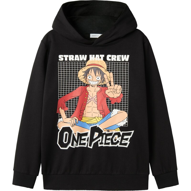 NAME IT Mikina NKMDyn svetlomodrá / červená / čierna / biela 62091235