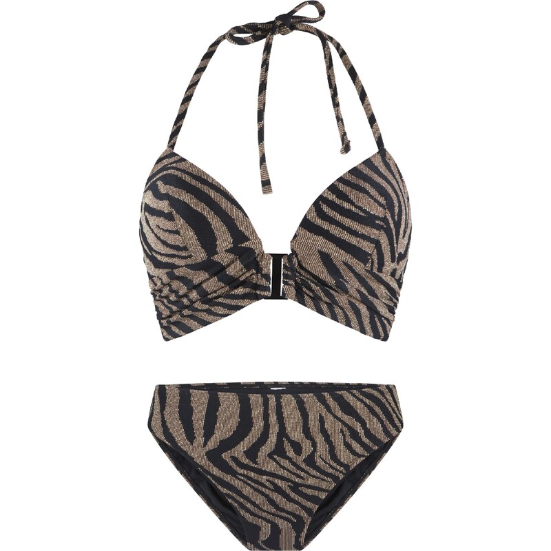 LingaDore Bikiny hnedá melírovaná / čierna 63211371