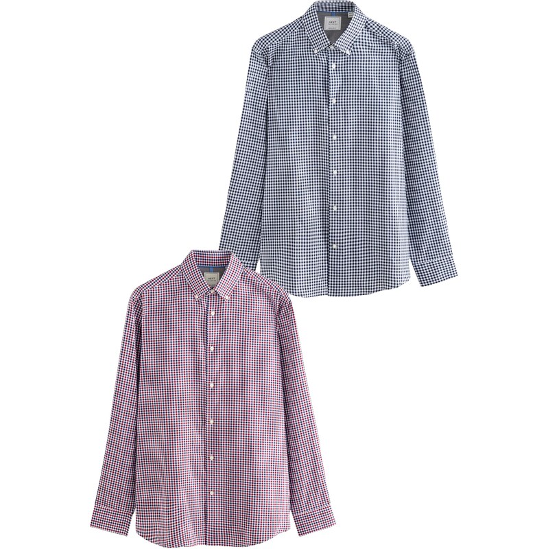 Next Košeľa námornícka modrá / červená / biela 62091570