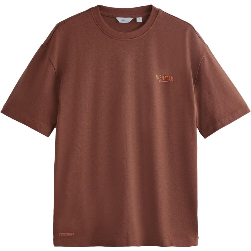 Next Tričko hrdzavo červená 62091659