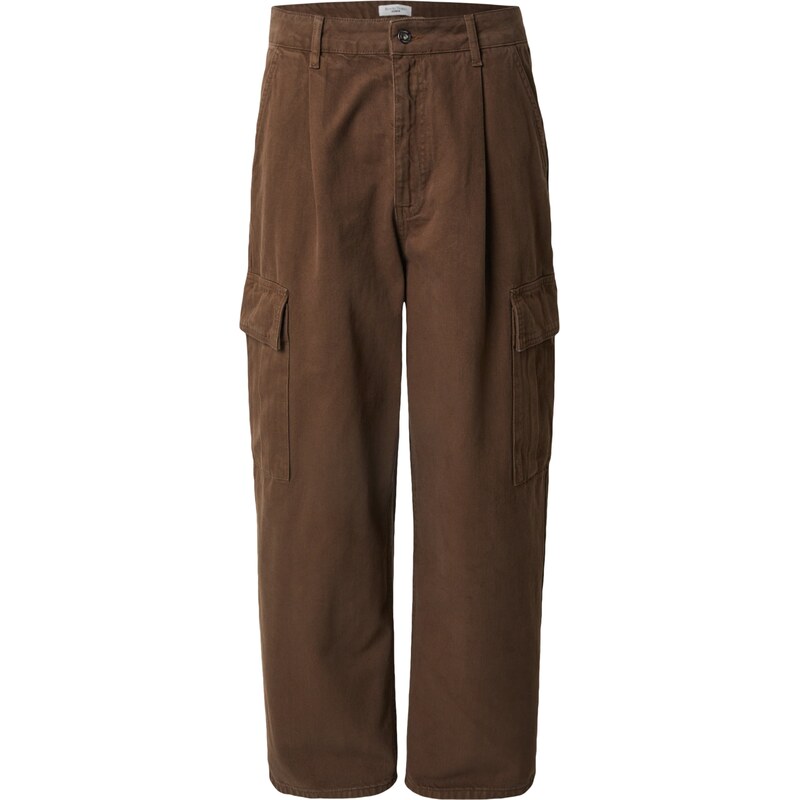 TRAPP Plisované nohavice hnedá 63157725