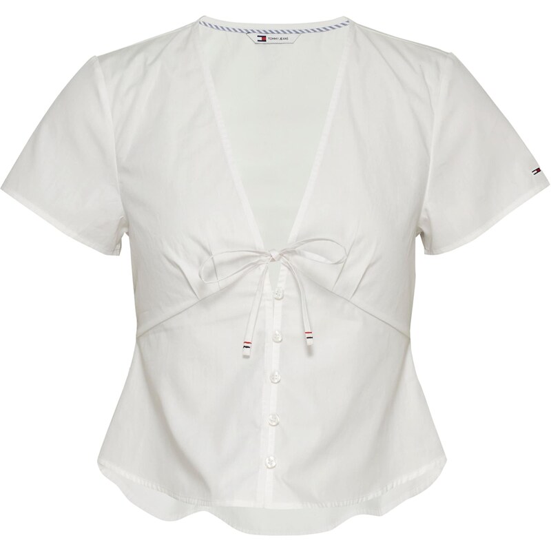 Tommy Jeans Blúzka šedobiela 63158269