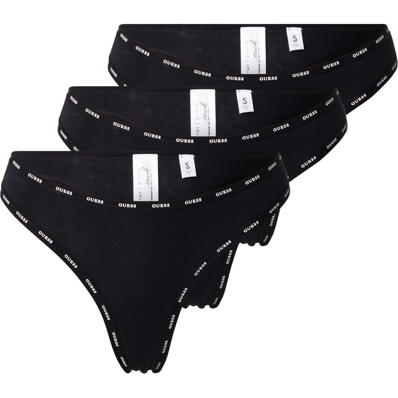 GUESS Tangá čierna / biela 62092124