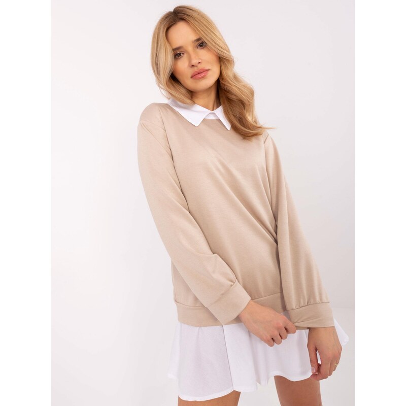 Italy Moda Blouse-MI-BZ-A5997.49-beige 64788640