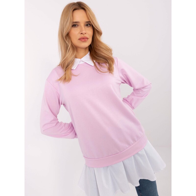Italy Moda Blouse-MI-BZ-A5997.49-light purple 64788642