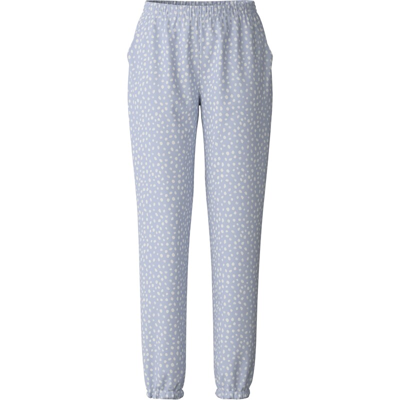 CALIDA Pyžamové nohavice svetlomodrá / šedobiela 62091837