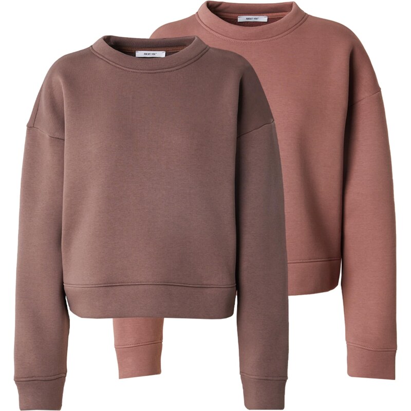 ABOUT YOU Mikina Daniela hnedá / hrdzavohnedá 63285590