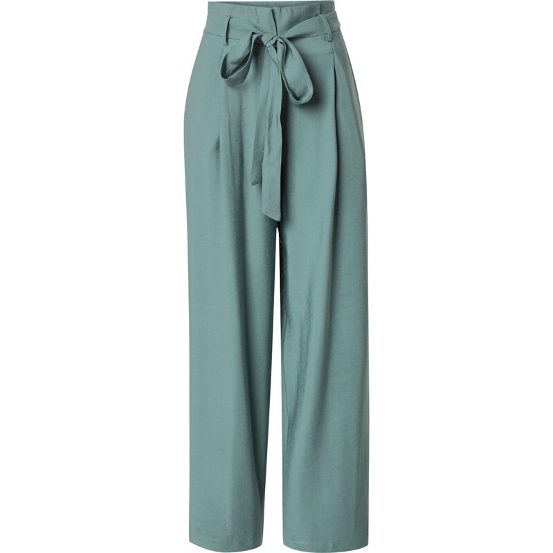 ABOUT YOU Plisované nohavice tmavozelená 62091759