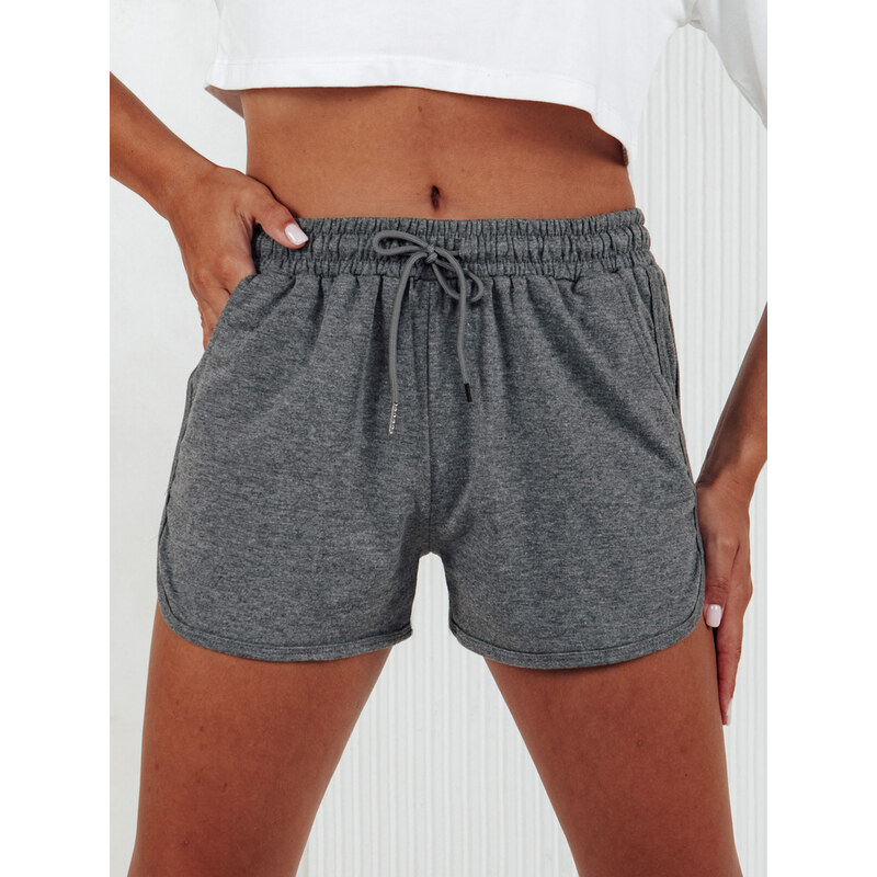 BASIC Tmavosivé teplákové šortky GO SPORT SY0415 62110473