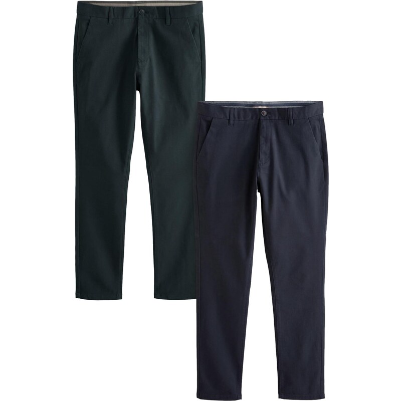 Next Chino nohavice námornícka modrá / grafitová 62115561